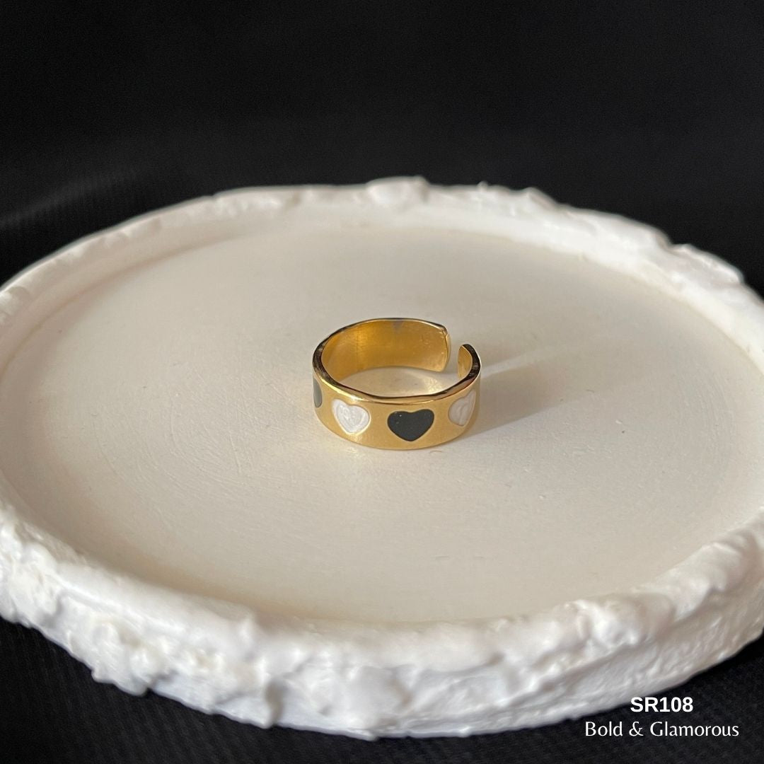Oil Drip Ring | SR108 | Gold