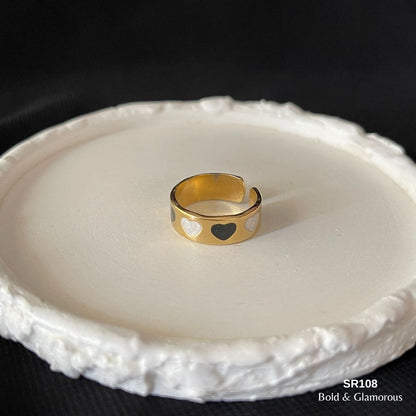 Oil Drip Ring | SR108 | Gold