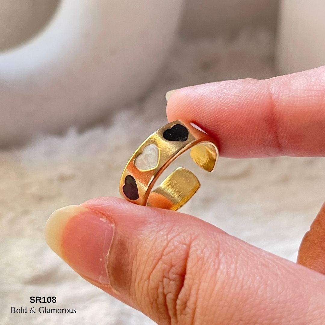 Oil Drip Ring | SR108 | Gold