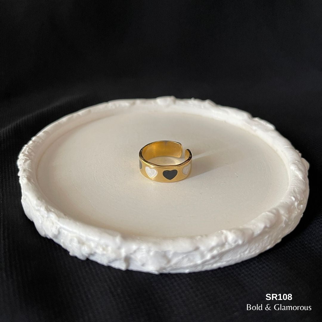 Oil Drip Ring | SR108 | Gold