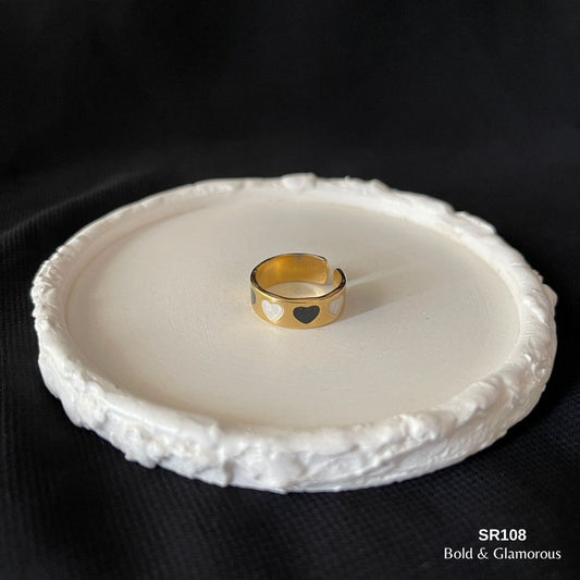 Oil Drip Ring | SR108 | Gold