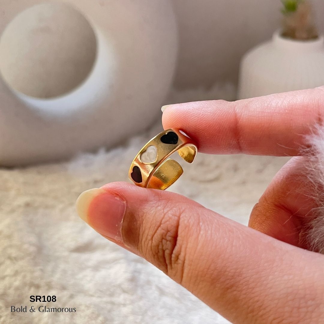 Oil Drip Ring | SR108 | Gold