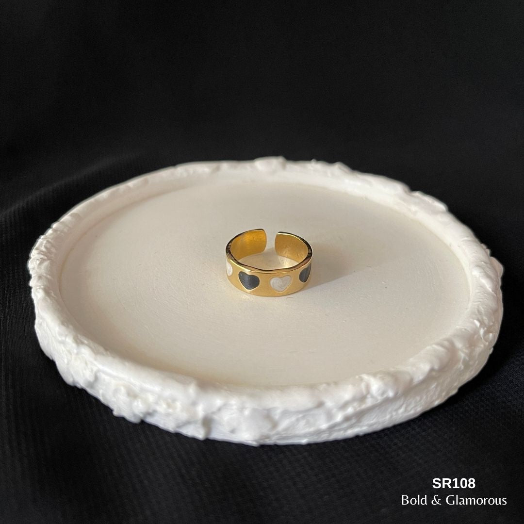 Oil Drip Ring | SR108 | Gold