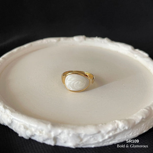 Oil Drip Ring | SR109 | White