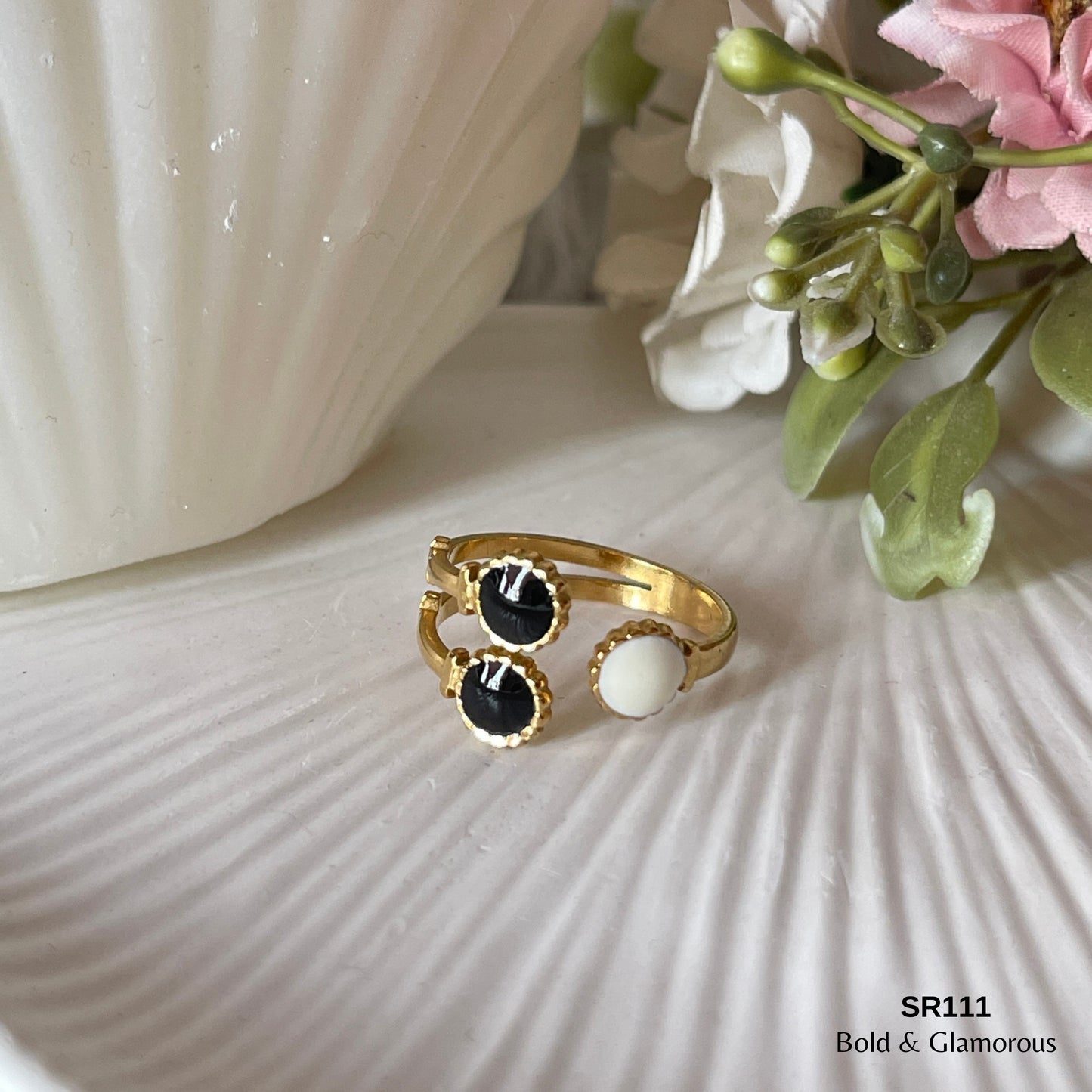 Oil Drip Ring | SR111 | White Black