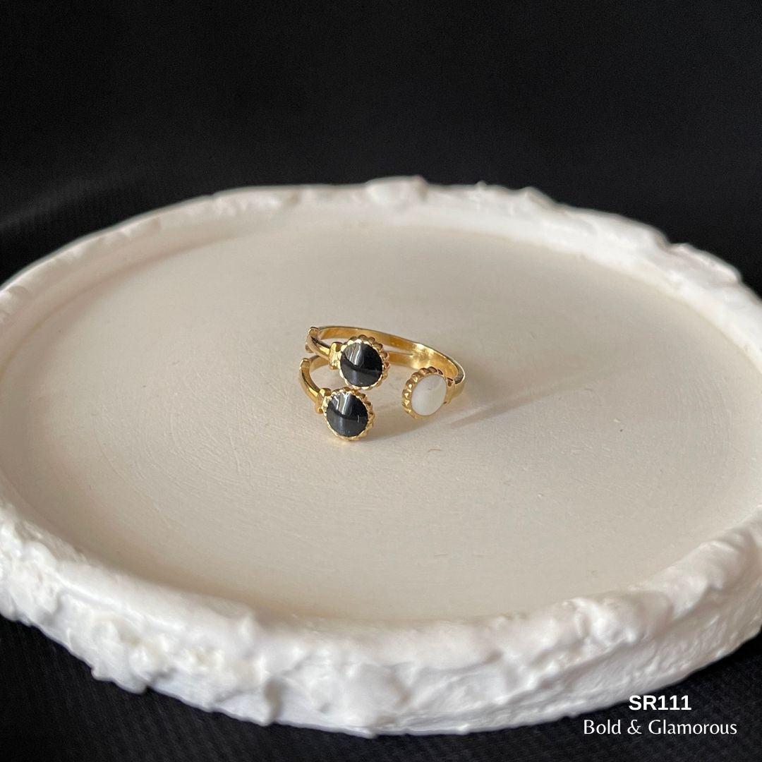 Oil Drip Ring | SR111 | White Black