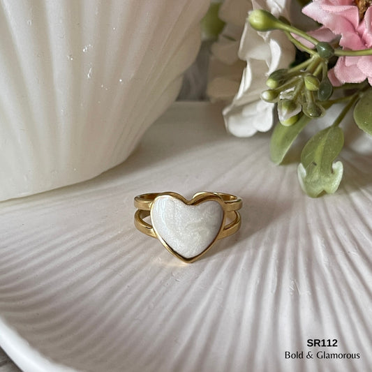 Oil Drip Ring | SR112 | White Heart
