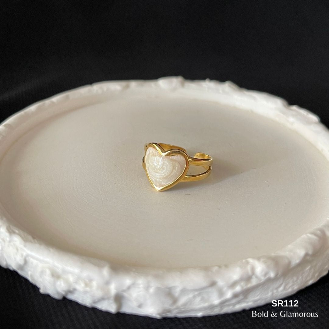 Oil Drip Ring | SR112 | White Heart