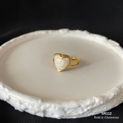 Oil Drip Ring | SR112 | White Heart