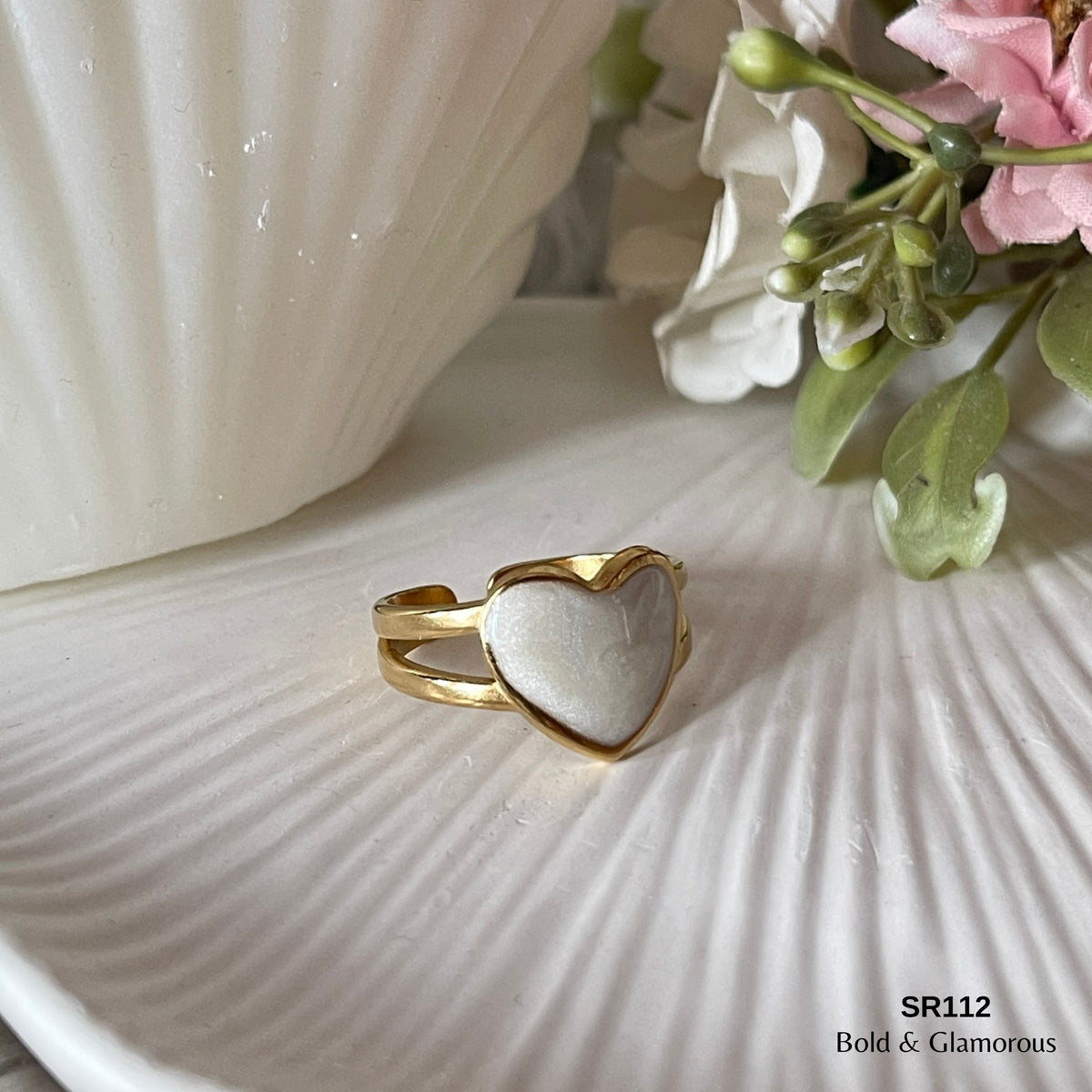 Oil Drip Ring | SR112 | White Heart