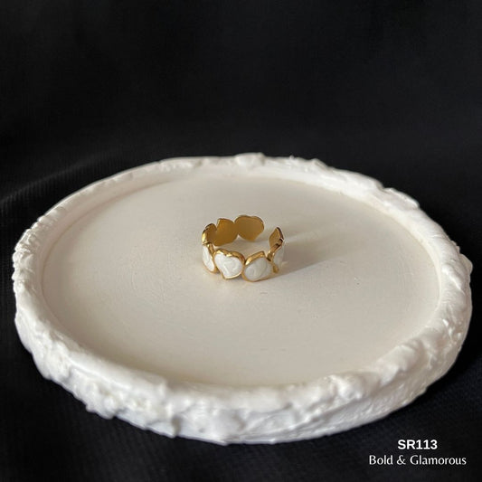 Oil Drip Ring | SR113 | White Heart Multiple