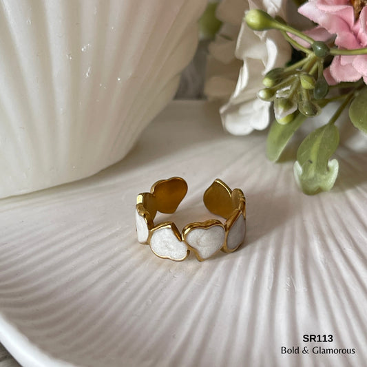 Oil Drip Ring | SR113 | White Heart Multiple
