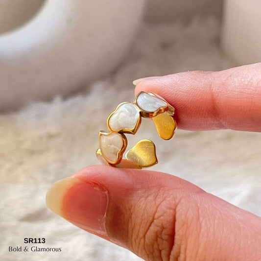 Oil Drip Ring | SR113 | White Heart Multiple