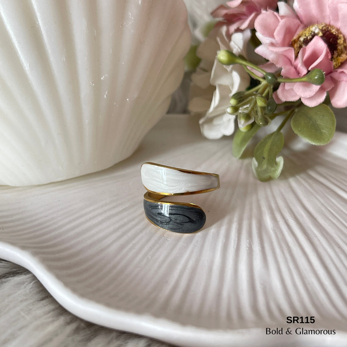 Oil Drip Ring | SR115 | Black White