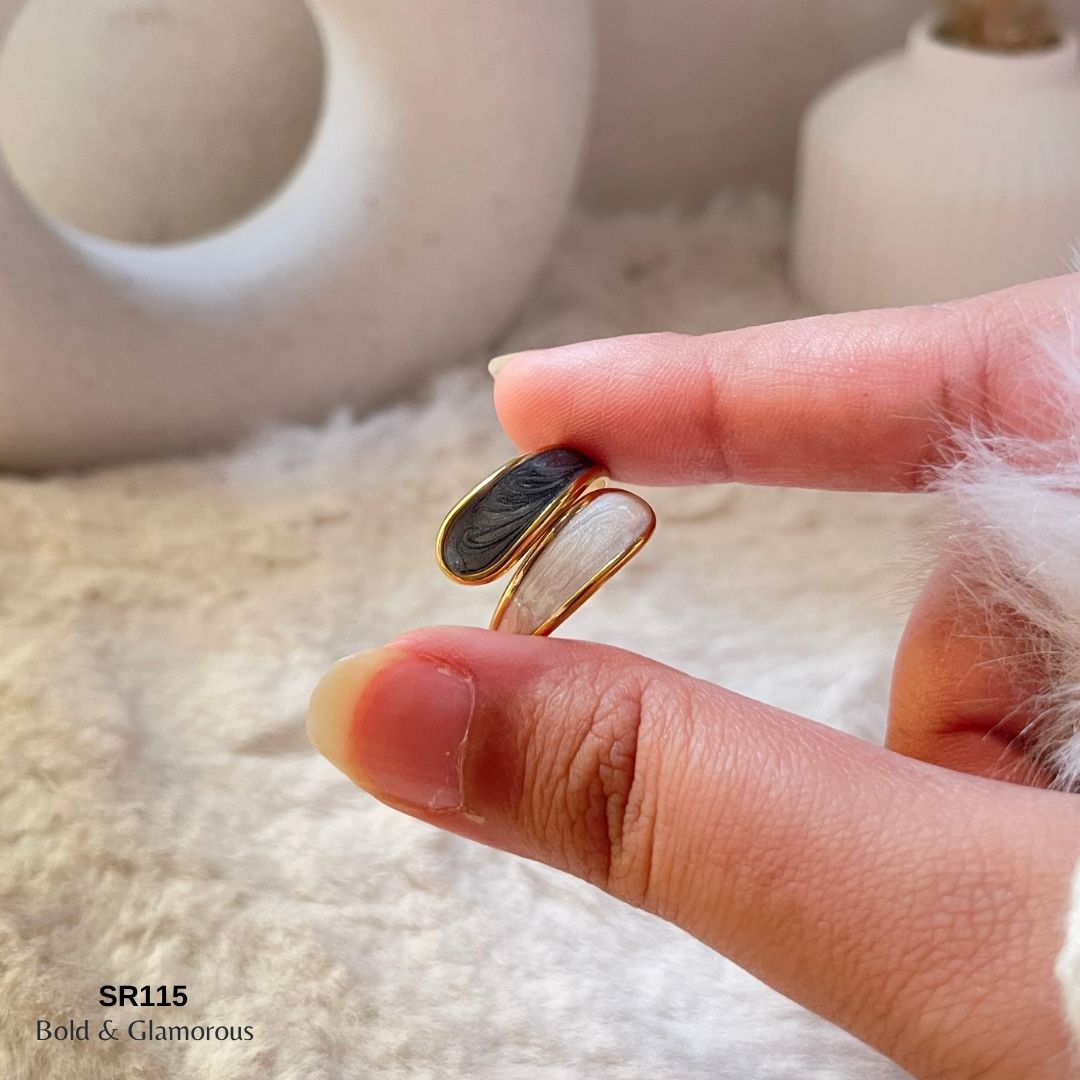 Oil Drip Ring | SR115 | Black White