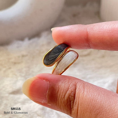 Oil Drip Ring | SR115 | Black White