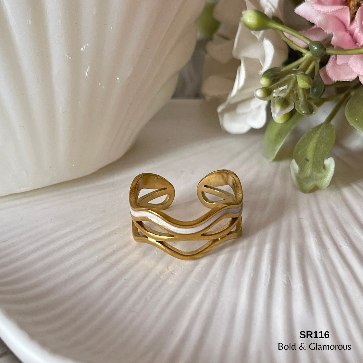 Oil Drip Ring | SR116 | White