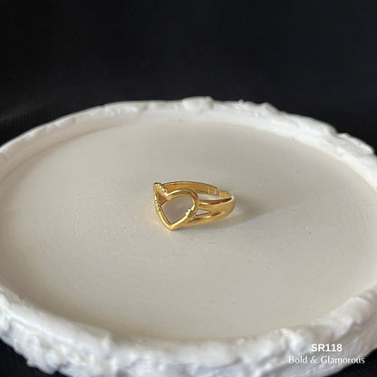 Minimalistic Ring | SR118 | Gold