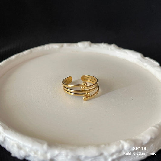 Minimalistic Ring | SR119 | Gold