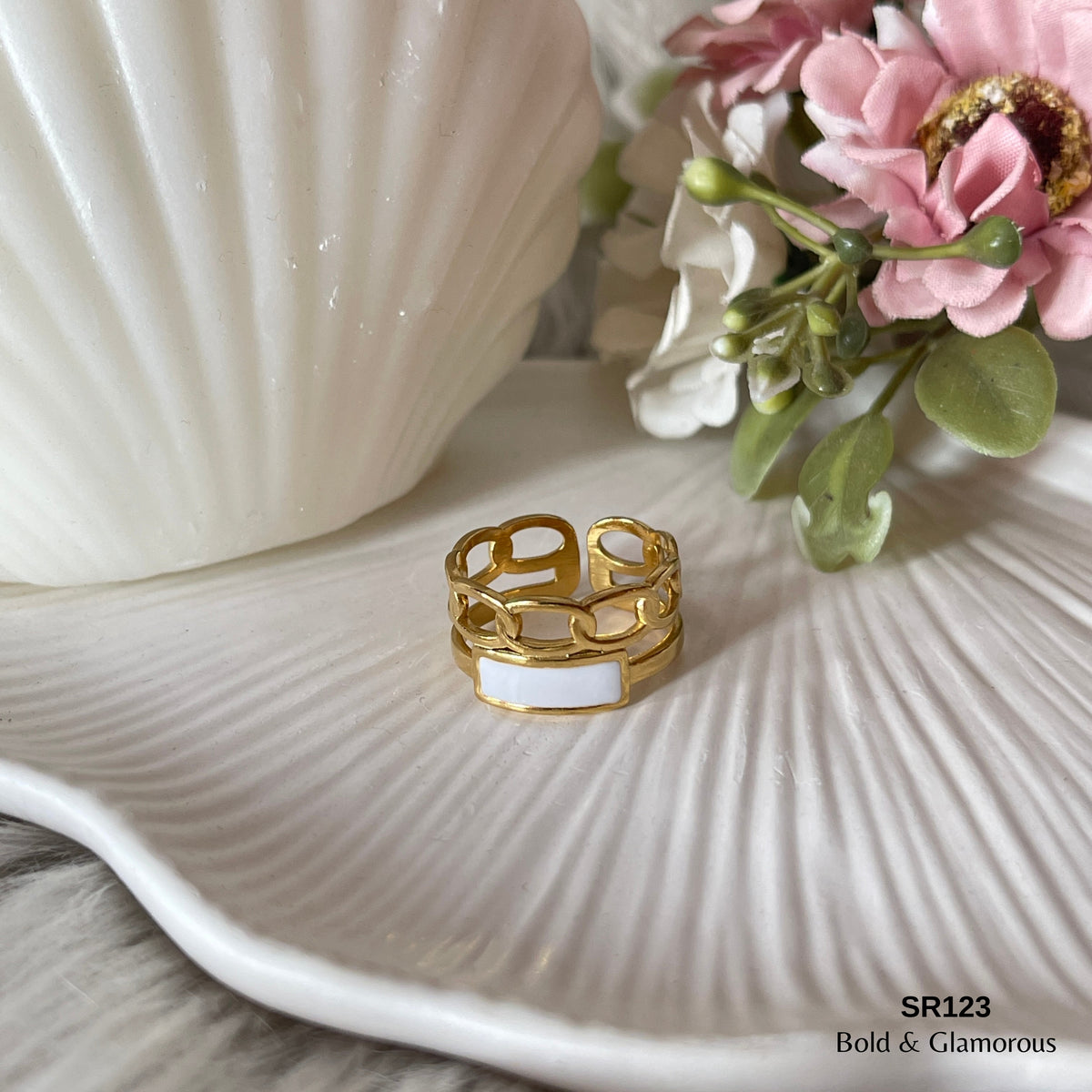 Minimalistic Ring | SR123 | White