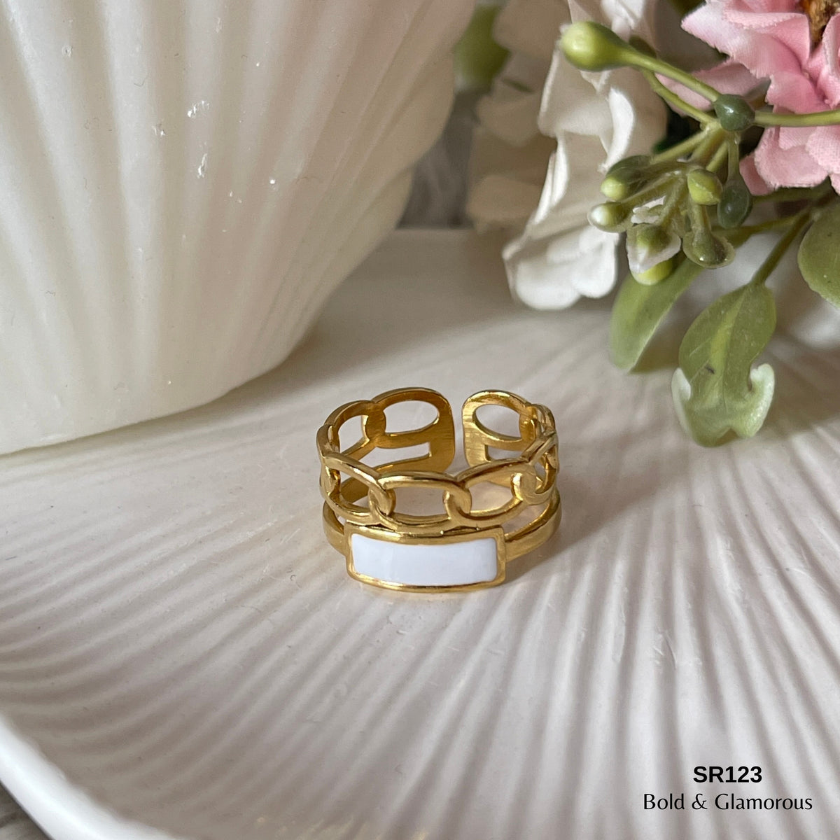 Minimalistic Ring | SR123 | White