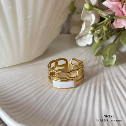 Minimalistic Ring | SR123 | White