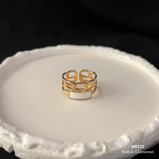 Minimalistic Ring | SR123 | White