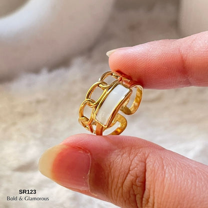 Minimalistic Ring | SR123 | White
