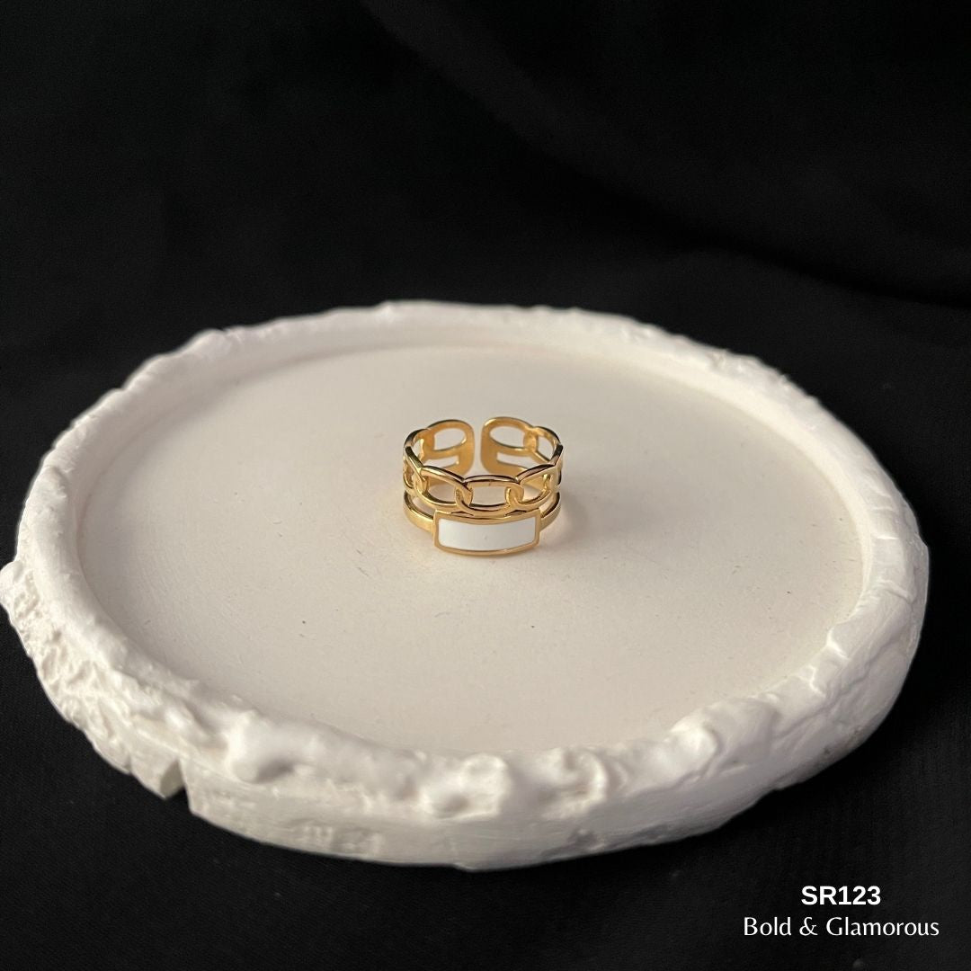 Minimalistic Ring | SR123 | White