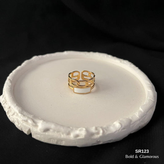 Minimalistic Ring | SR123 | White