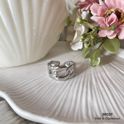 Statement Ring | SR137 | Silver
