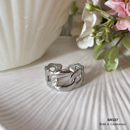 Statement Ring | SR137 | Silver
