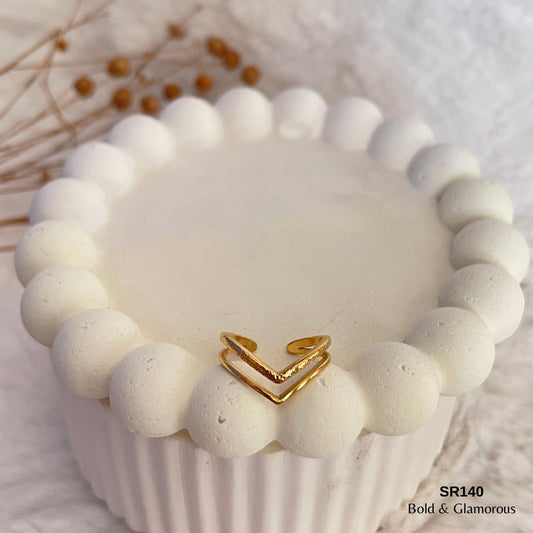 Statement Ring | SR140 | Gold