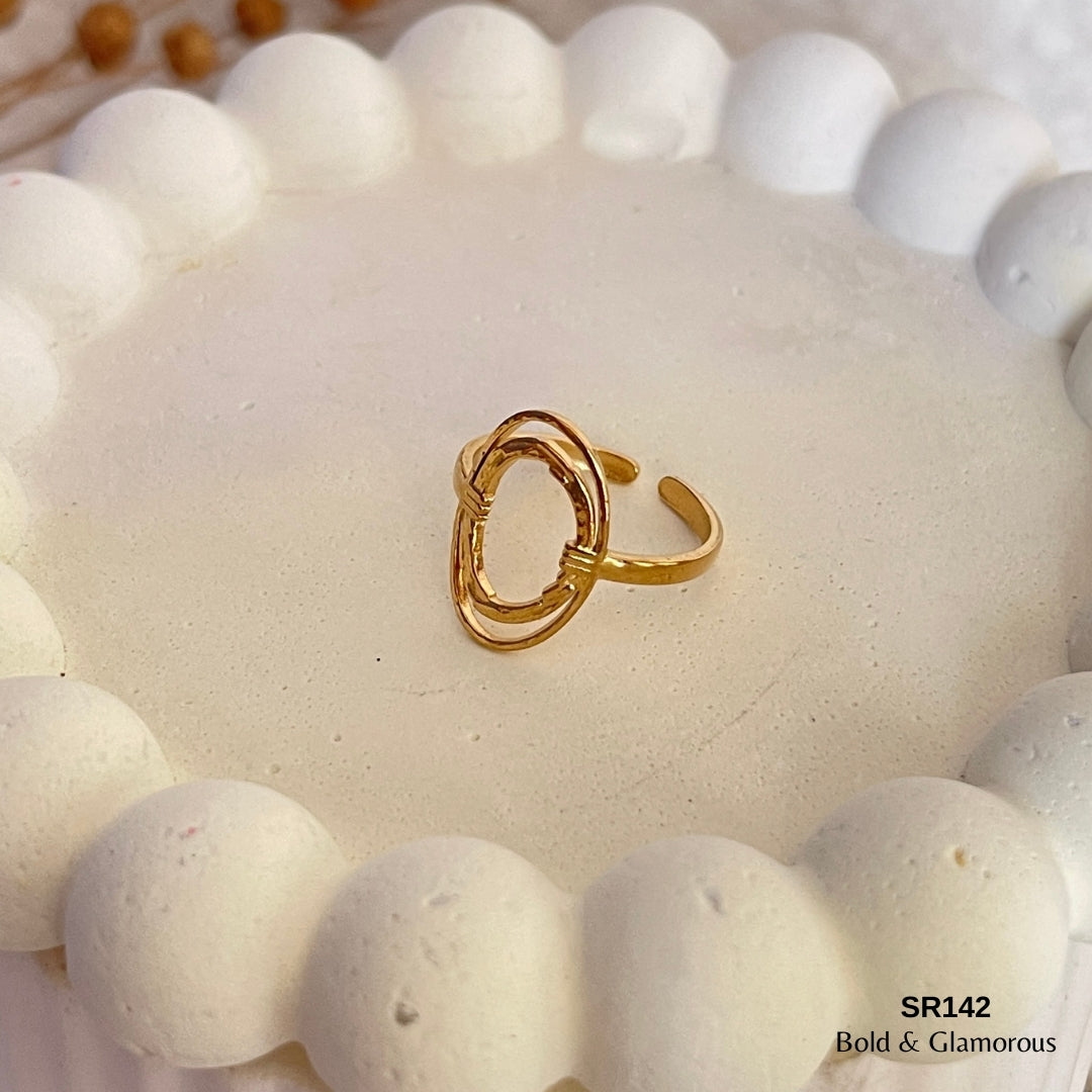 Statement Ring | SR142 | Gold