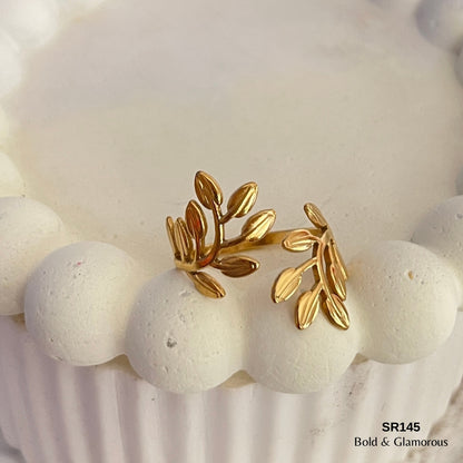 Statement Ring | SR145 | Gold