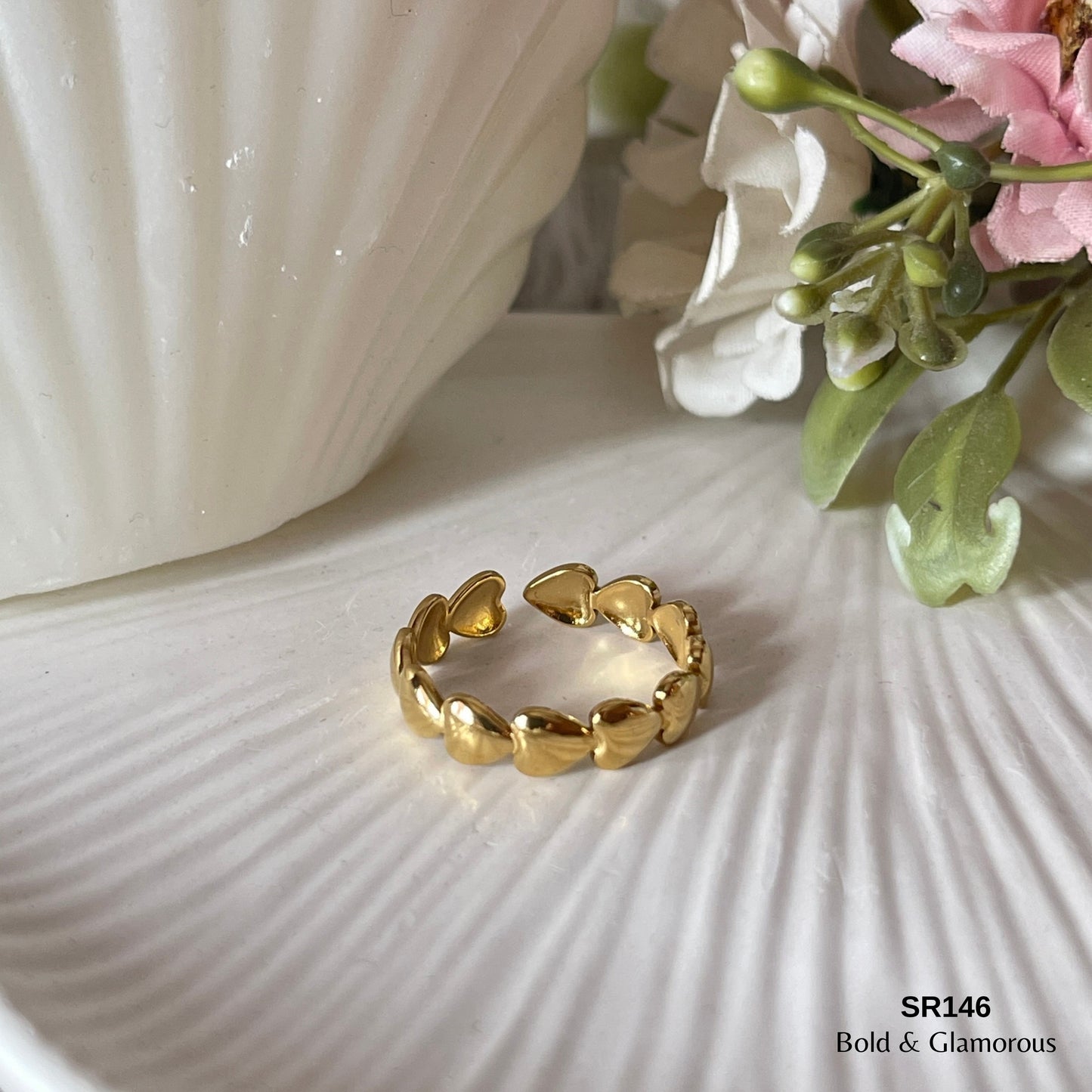 Statement Ring | SR146 | Gold