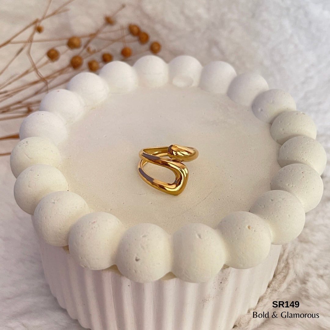Statement Ring | SR149 | Gold