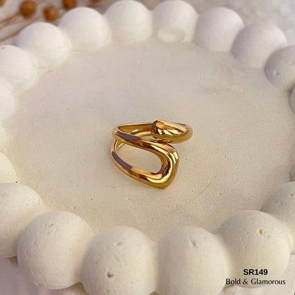 Statement Ring | SR149 | Gold