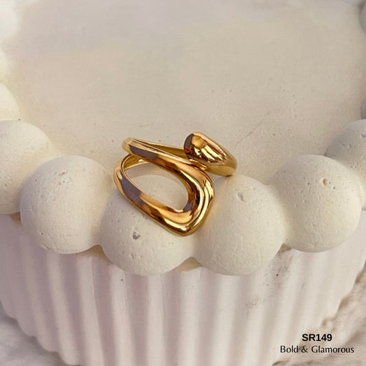 Statement Ring | SR149 | Gold