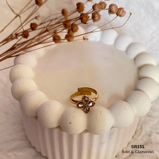 Statement Ring | SR151 | Gold