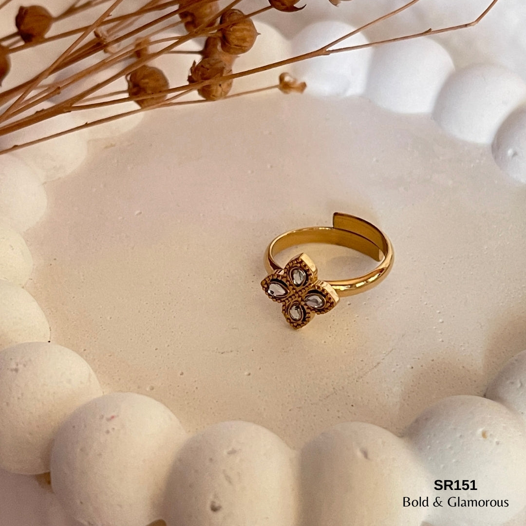 Statement Ring | SR151 | Gold