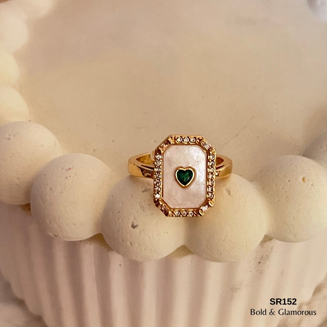 Statement Ring | SR152 | Gold
