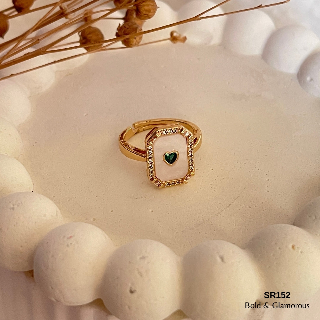 Statement Ring | SR152 | Gold