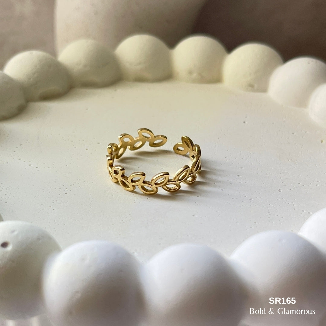 Statement Ring | SR165 | Gold