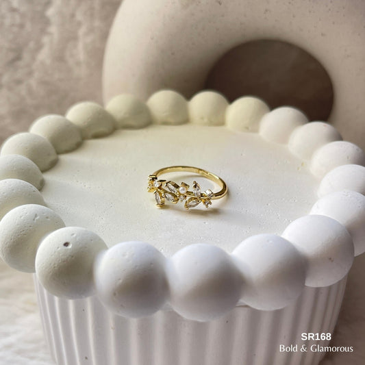 Stone Ring | SR168 | Gold