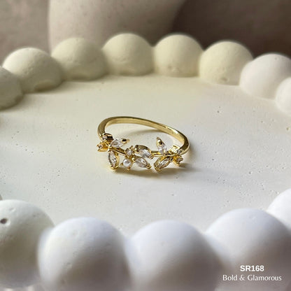 Stone Ring | SR168 | Gold