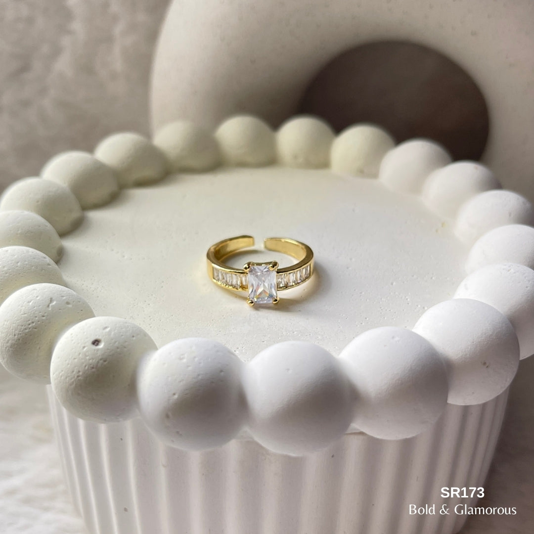 Stone Ring | SR173 | Gold