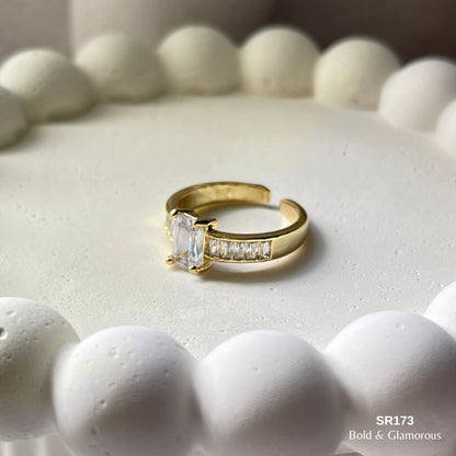 Stone Ring | SR173 | Gold