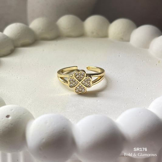 Stone Ring | SR176 | Gold