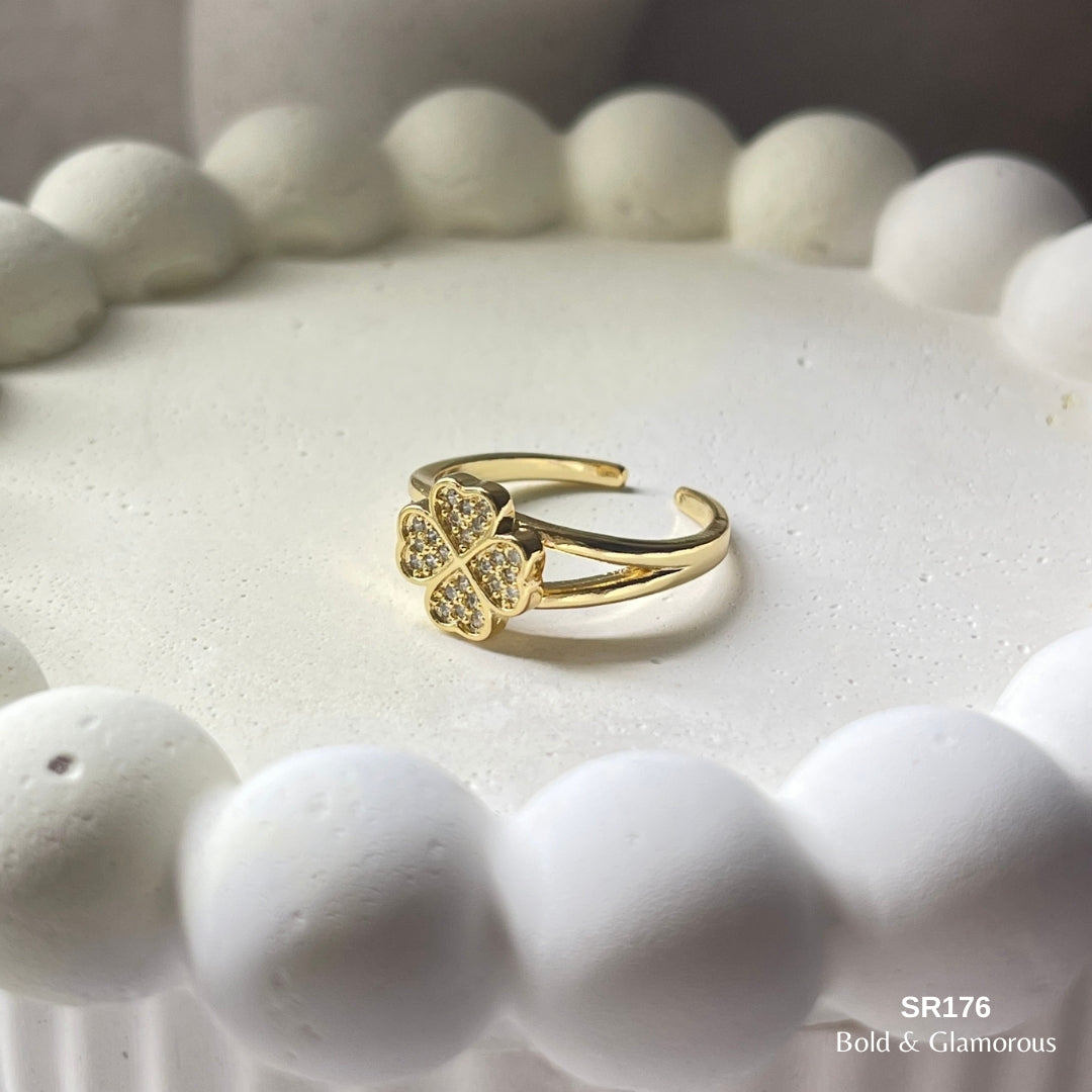 Stone Ring | SR176 | Gold